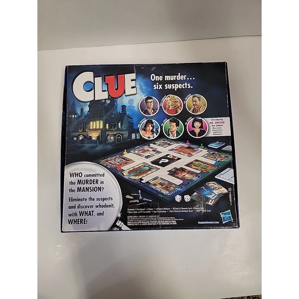 Hasbro Clue The Classic Mystery Board Game - Complete